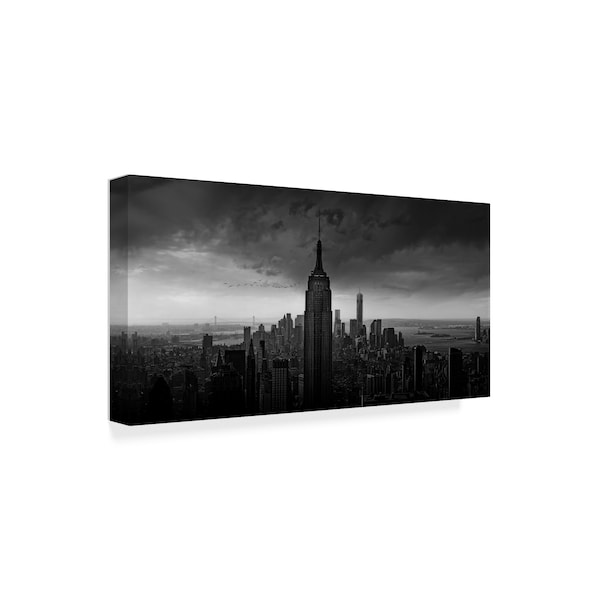 Wim Schuurmans 'New York Rockefeller View' Canvas Art,12x24